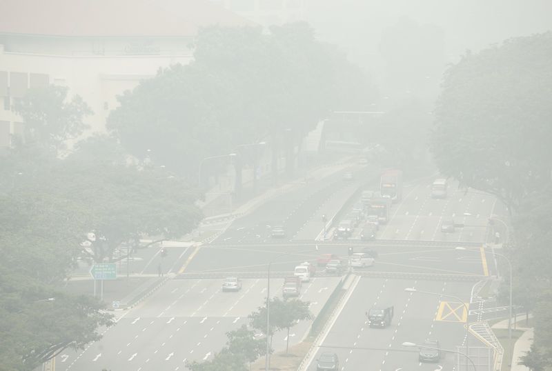 © Reuters. ماليزيا تحث اندونيسيا على مكافحة الحرائق والغبار الدخاني يصل تايلاند