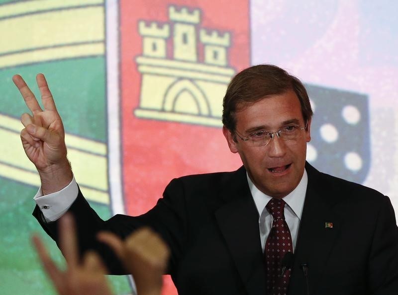 © Reuters. Primeiro-ministro de Portugal, Pedro Passos Coelho