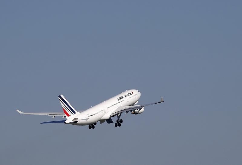 © Reuters. Un aereo Air France