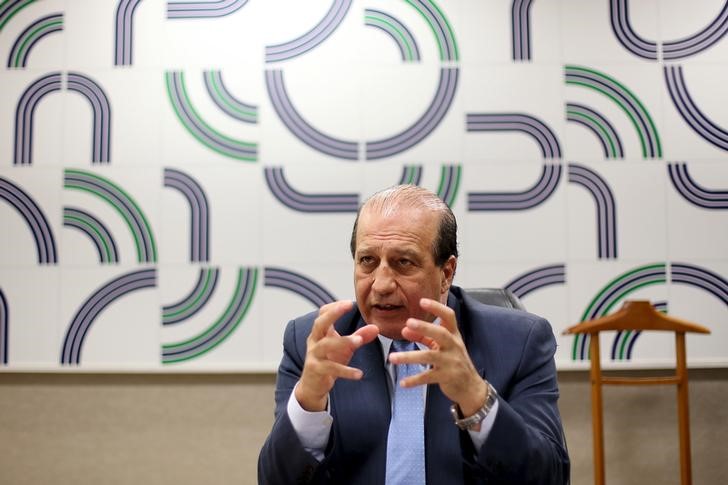 © Reuters. Ministro Augusto Nardes, do Tribunal de Contas da União, durante entrevista para a Reuters, em Brasília