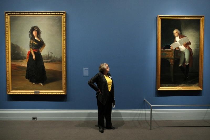 © Reuters. Londrés exhibirá 70 retratos de Goya en la National Gallery 