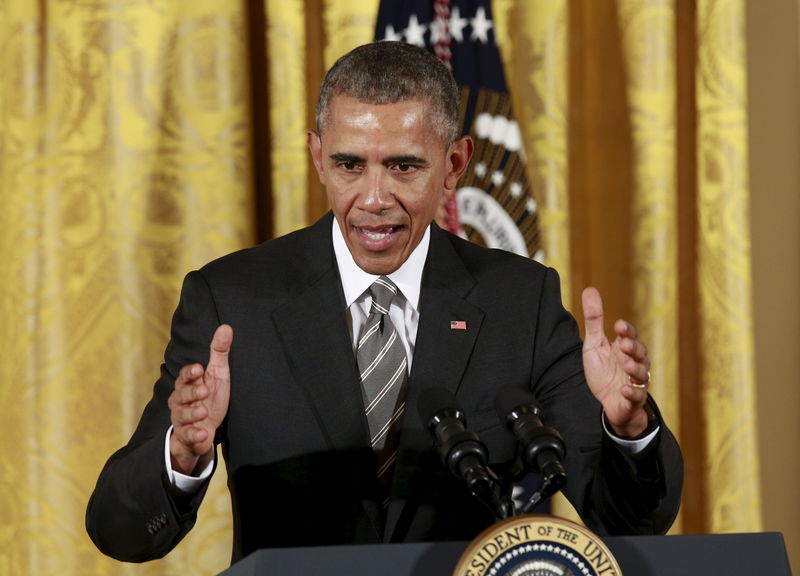 © Reuters. Presidente dos EUA, Barack Obama, na Casa Branca