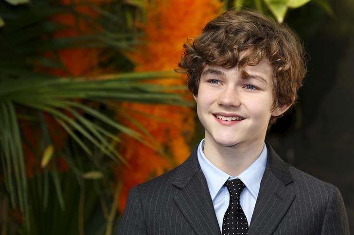 © Reuters. Ator Levi Miller, de "Peter Pan", durante lançamento em Londres