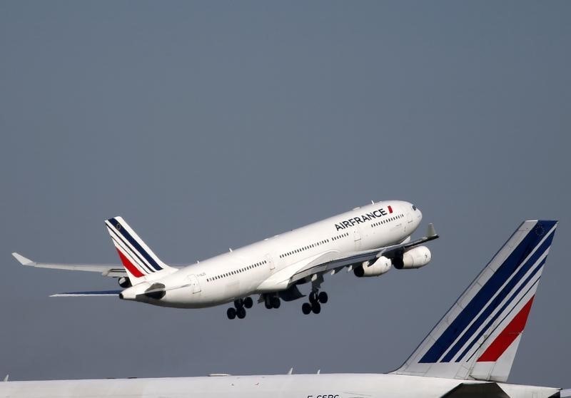 © Reuters. AIR FRANCE-KLM, VALEUR À SUIVRE À LA BOURSE DE PARIS
