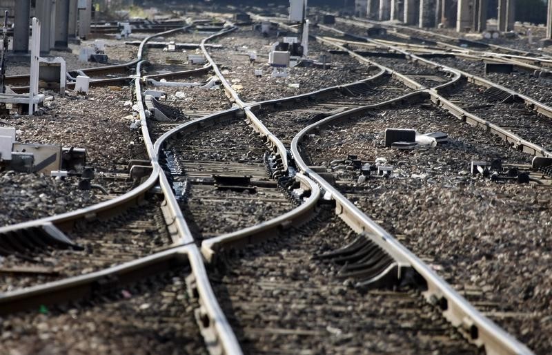 © Reuters. LE TRANSPORT FERROVIAIRE SOUMIS À UNE CONCURRENCE RESTREINTE À PARTIR DE 2020 DANS LUE