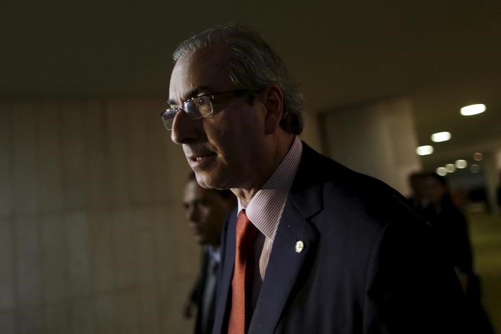 © Reuters. Presidente da Câmara dos Deputados, Eduardo Cunha (PMDB-RJ),  na Câmara dos Deputados, em Brasília