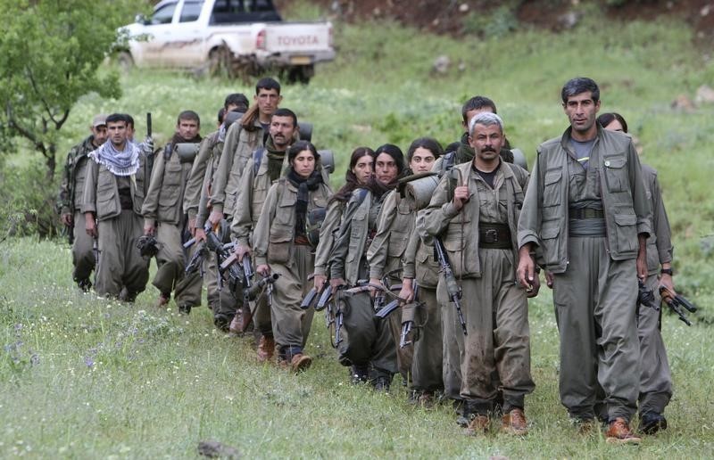© Reuters. حزب تركي موال للأكراد يأمل في إعلان المقاتلين هدنة قبل الانتخابات