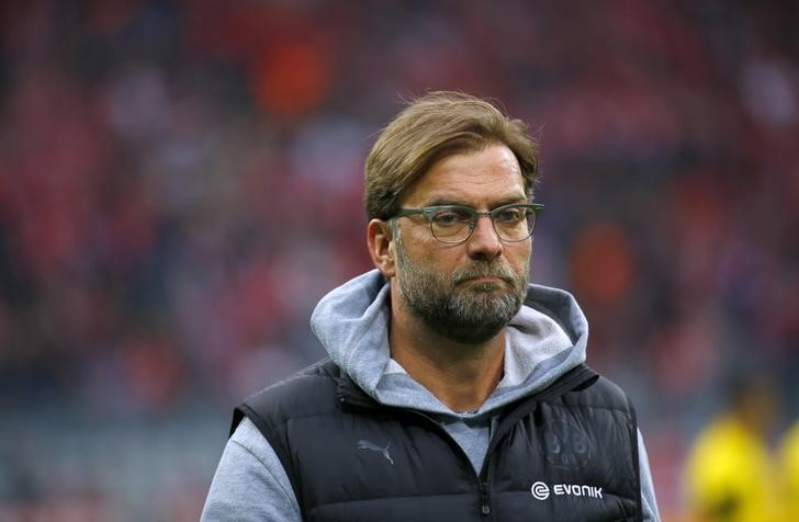 © Reuters. Técnico alemão Juergen Klopp, que assinou com o Liverpool