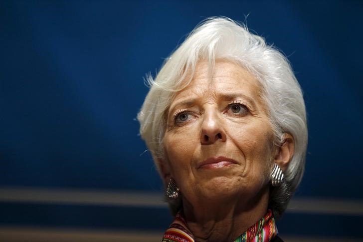 © Reuters. Diretora-gerente do Fundo Monetário Internacional (FMI), Christine Lagarde, durante evento em Lima