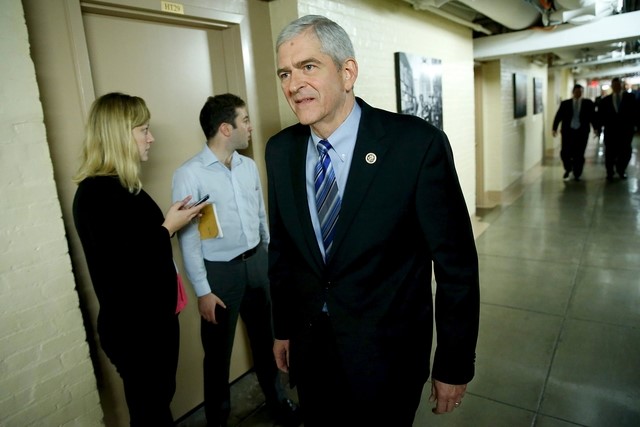 © Reuters. Webster arrives for a Republican caucus meeting at the U.S. Capitol in Washington