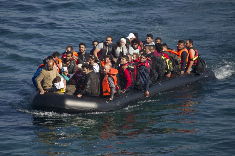 © Reuters. Llegadas de refugiados aumentan en Grecia ante perspectiva de mal clima - OIM