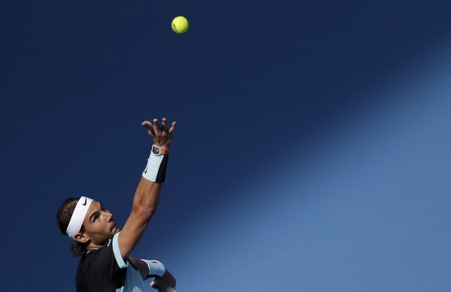 © Reuters. Nadal alcanza la final del Abierto de China tras derrotar a Fognini 