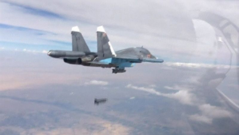© Reuters. Rusia incrementa sus ataques aéreos contra opositores de Asad en Siria