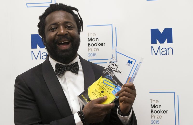 © Reuters. Marlon James, autor de "A Brief History of Severn Killings", recebe prêmio 