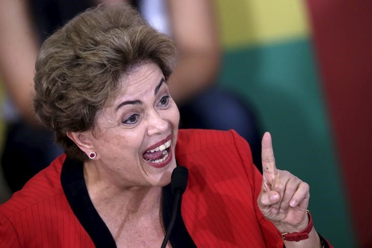 © Reuters. Presidente Dilma Rousseff discursa em evento em Brasília 