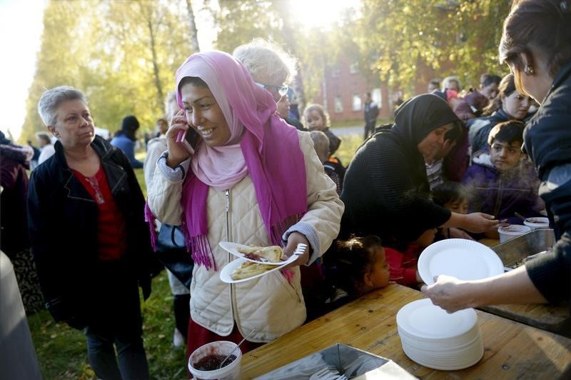 © Reuters. فنلندا تتوقع وصول لاجئين تتراوح أعدادهم بين 30 و35 ألف لاجيء هذا العام
