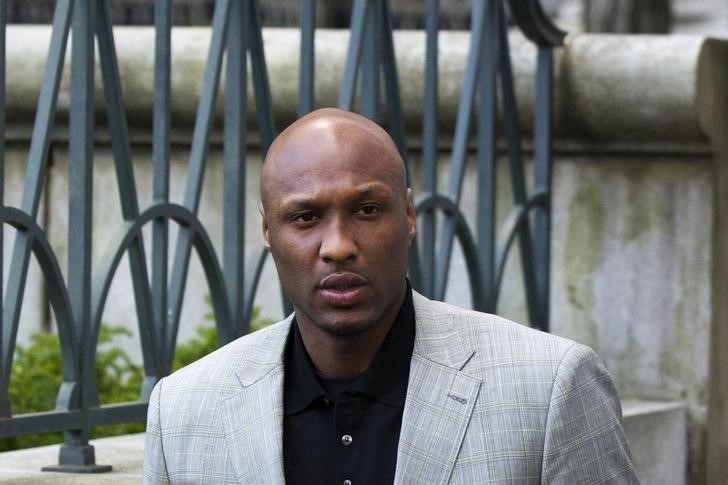 © Reuters. El ex NBA Lamar Odom, crítico tras ser encontrado inconsciente, según medios