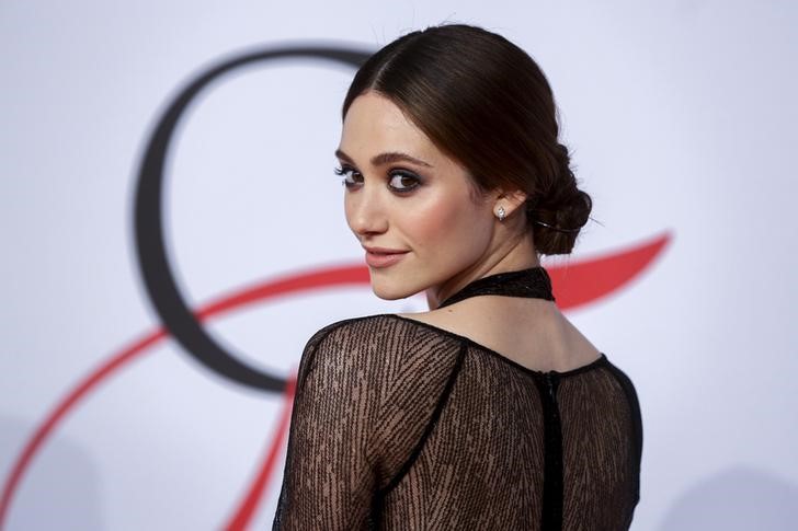 © Reuters. Atriz Emmy Rossum durante evento em Nova York