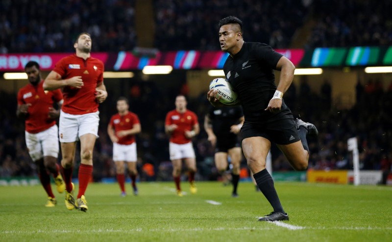 © Reuters. New Zealand v France - IRB Rugby World Cup 2015 Quarter Final