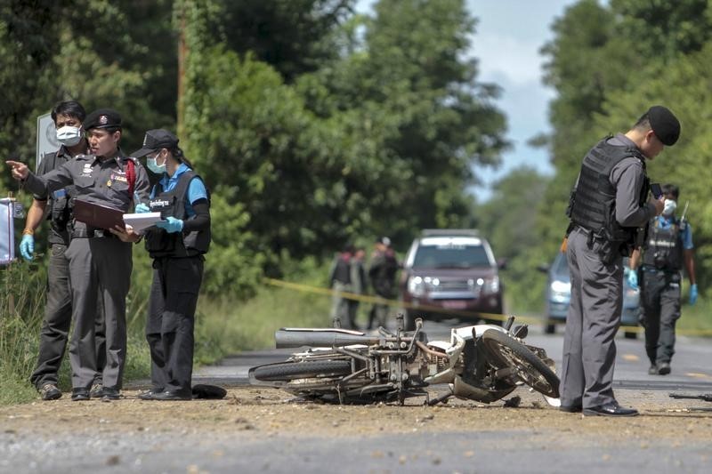 © Reuters. مقتل اثنين من قوات الأمن في انفجار قنبلة بجنوب تايلاند