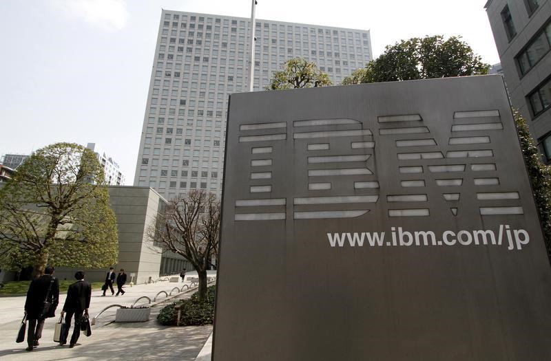 © Reuters. IBM, VALEUR À SUIVRE À WALL STREET
