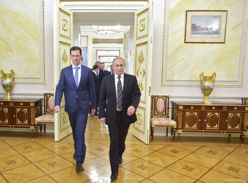 © Reuters. انترفاكس نقلا عن الكرملين: بوتين أطلع إردوغان على نتائج زيارة الأسد لموسكو