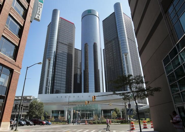 © Reuters. General Motors Co. headquarters is seen in Detroit, Michigan, 