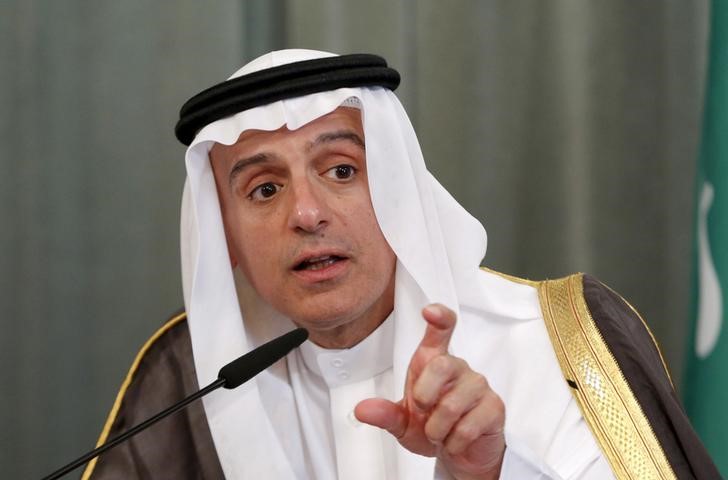 © Reuters. Ministro das Relações Exteriores da Arábia Saudita, Adel al-Jubeir