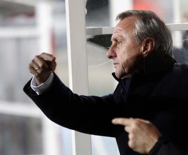 © Reuters. Johan Cruyff es diagnosticado con cáncer de pulmón