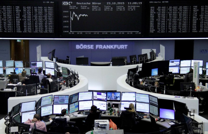 © Reuters. LES BOURSES EUROPÉENNES OUVRENT EN HAUSSE