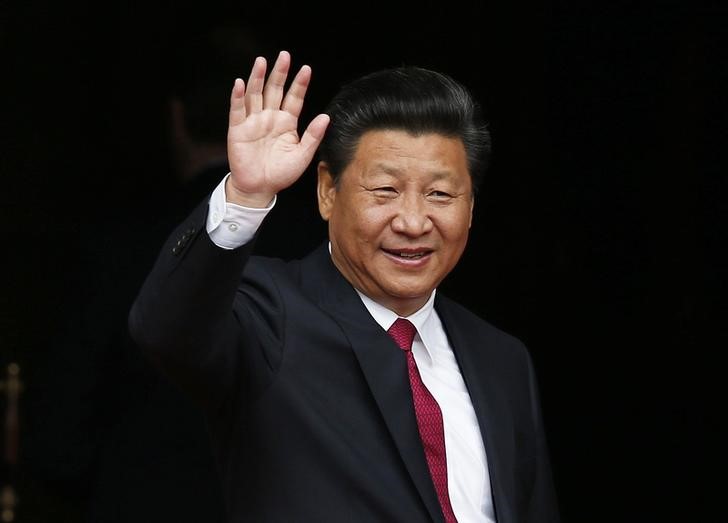 © Reuters. Presidente chinês, Xi Jinping, durante evento em Manchester, na Inglaterra