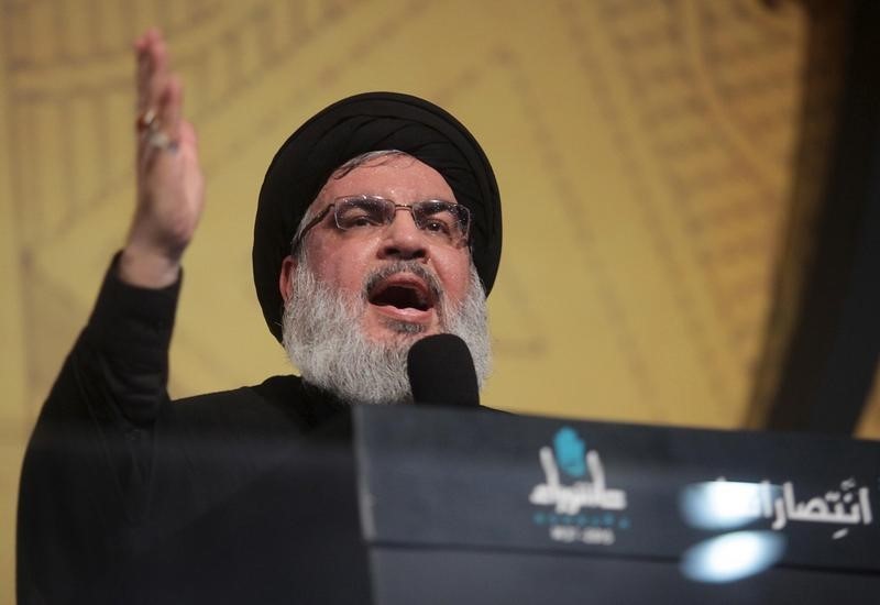 © Reuters. في ذكرى كربلاء.. حزب الله يحشد المؤيدين للقتال في سوريا