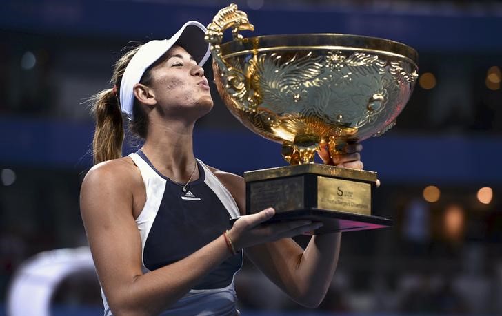 © Reuters. Garbiñe Muguruza, lista para un nuevo nivel tras una temporada espectacular 