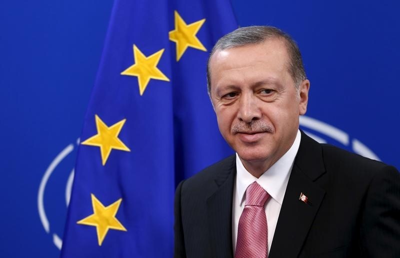 © Reuters. اردوغان: تركيا لن تسمح للاكراد بالسيطرة على شمال سوريا