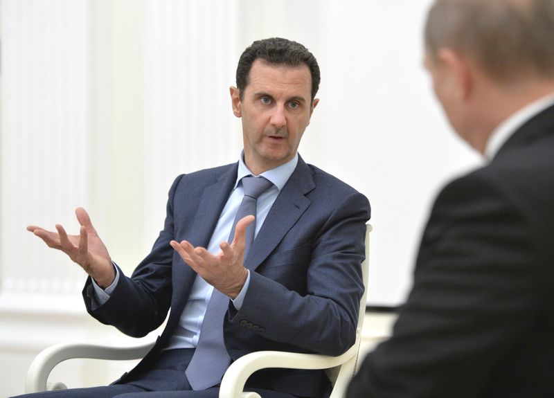 © Reuters. مشرع روسي: أولوية الرئيس السوري هي محاربة الإرهاب ثم تأتي الانتخابات