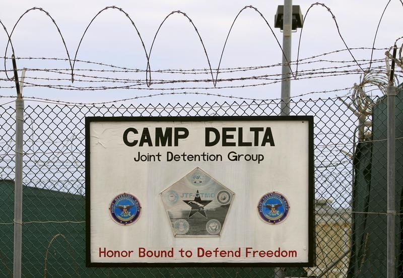 © Reuters. File picture shows the exterior of Camp Delta at the U.S. Naval Base at Guantanamo Bay