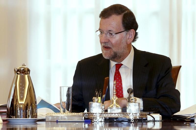 © Reuters. Rajoy dice que no gobernará si el PP no es el más votado