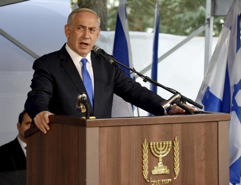 © Reuters. Netanyahu faz discurso em Jerusalém