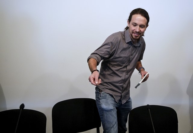 © Reuters. Pablo Iglesias deja de ser eurodiputado para centrarse en las elecciones