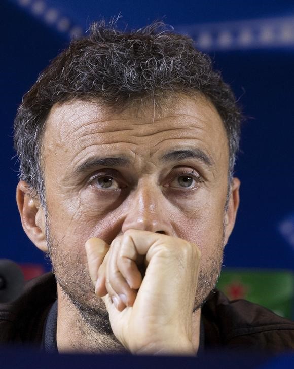 © Reuters. Técnico do Barcelona, Luis Enrique