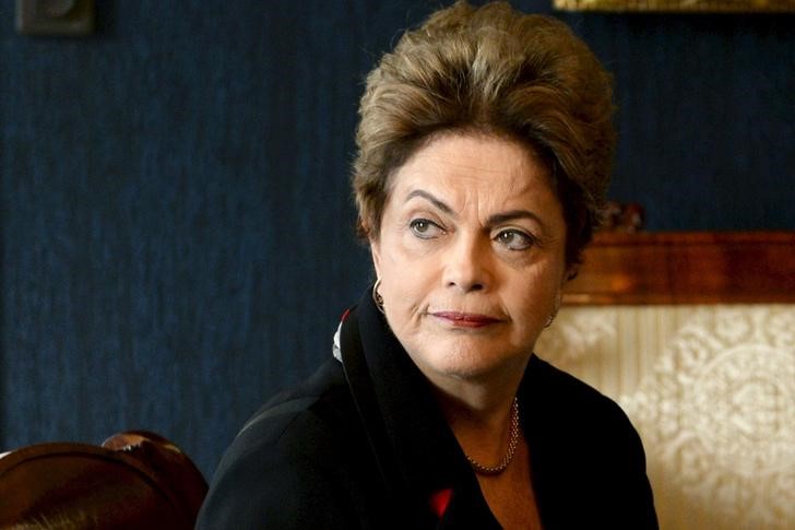 © Reuters. Presidente Dilma Rousseff no Palácio presidencial em Helsinque, na Finlândia