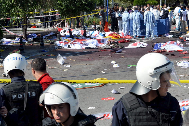 © Reuters. الادعاء التركي: أدلة دامغة على أن الدولة الإسلامية وراء تفجيري أنقرة