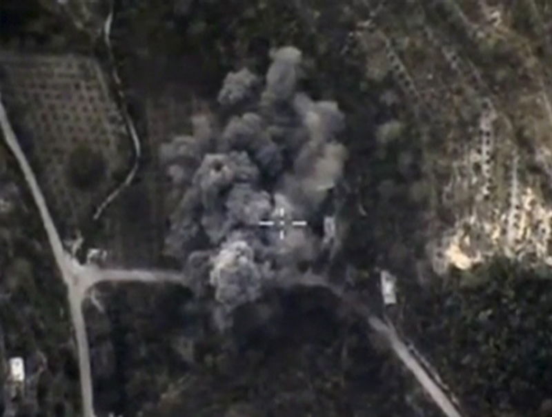 © Reuters. وكالة:روسيا نفذت 71 طلعة جوية ووجهت 118 ضربة في سوريا
