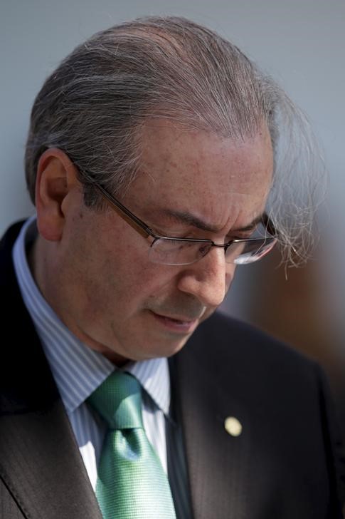 © Reuters. Cunha, em evento em escola em Brasília