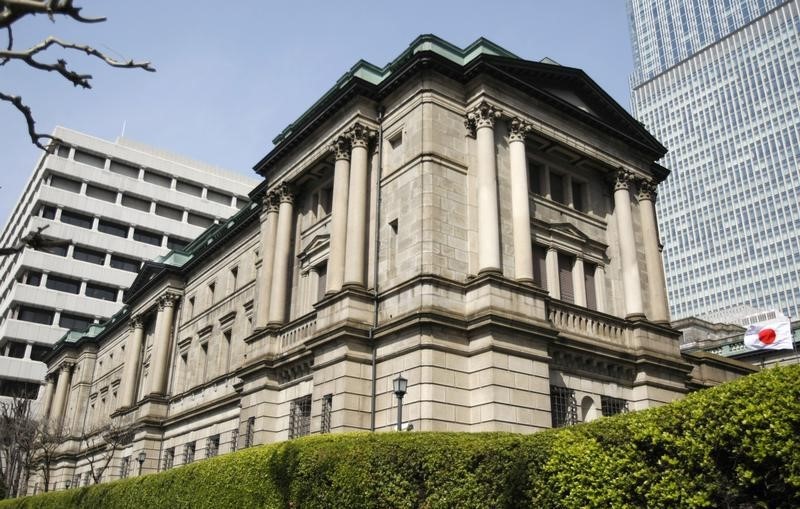 © Reuters. Bank of Japan building is pictured in Tokyo