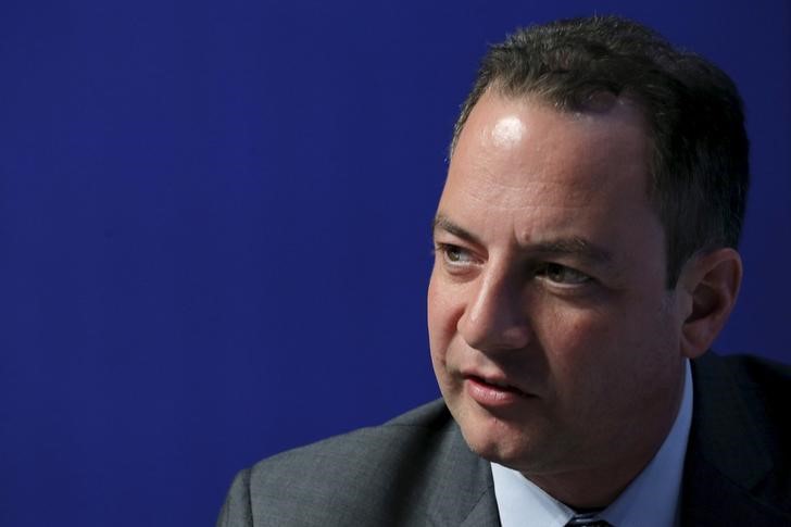 © Reuters. Presidente do Partido Republicano, Reince Priebus, durante evento em Cleveland