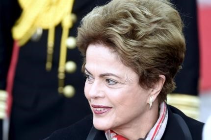 © Reuters. Presidente Dilma Rousseff durante evento na Finlândia