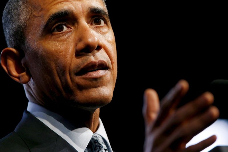 © Reuters. Presidente dos Estados Unidos, Barack Obama, durante evento em Chicago