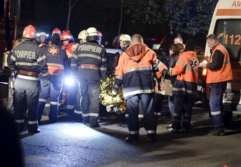 © Reuters. مقتل 27 وإصابة 184 في انفجار بملهى ليلي في بوخارست