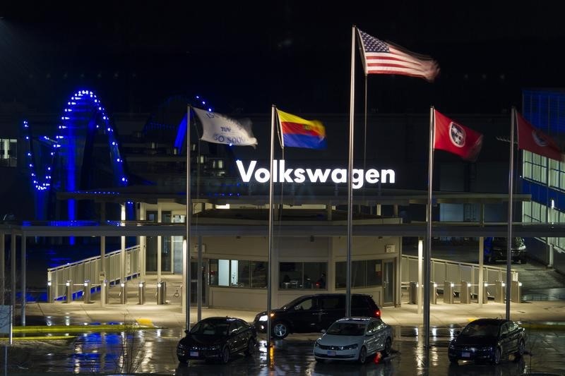 © Reuters. A general view of the Volkswagen plant in Chattanooga